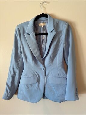 Meshki Light Blue Tailored Women's Blazer